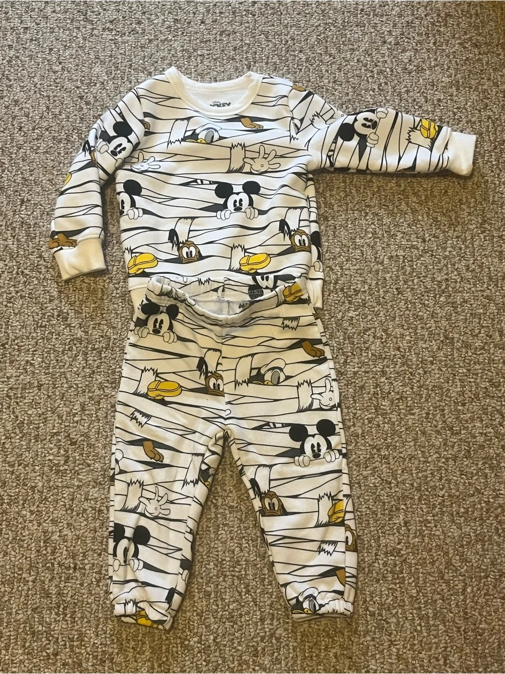 Disney Halloween sweatshirt and sweatpants set